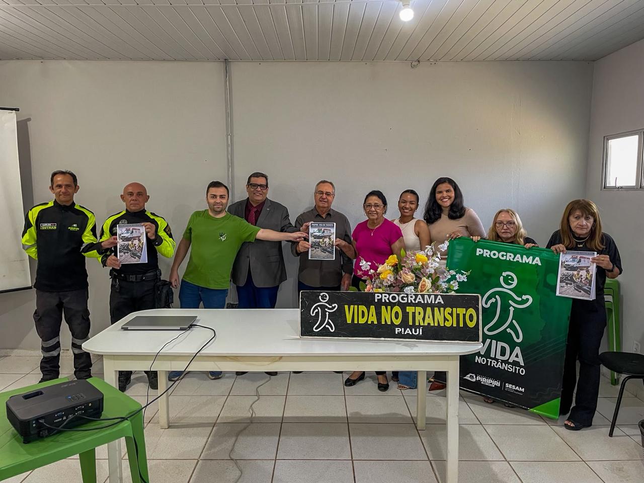 Piripiri debate ações de segurança no trânsito em reunião do Programa Vida no Trânsito